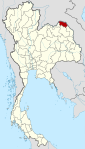 Thailand Bueng Kan locator map